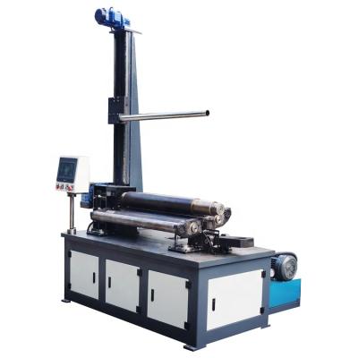 China Construction Material Stores Hydraulic 4roll Spine Forming CNC Steel Bending Plate Rolling Machine for sale