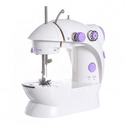 China Garment Shops Full Automatic Multifunctional Small Tabletop Double Needle Home Mini Electric Sewing Machine for sale