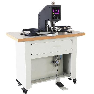 China Garment Shops Simple Universal High Efficiency Energy Saving Stability And Multifunctional Eyelet Snap Button Making Machine Automatic for sale