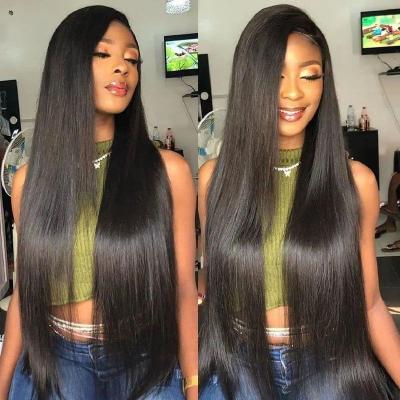 China Body Wave Brazilian 200 Density 13x4 13x6 Bone Lace Front Human Hair Wigs 4x4 Straight Transparent Front Closure Wig For Women for sale