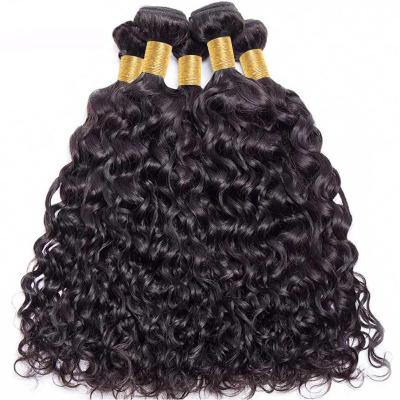 China Synthetic Curly Water Wave Hair Bundles Water Wave Hair Weave Body Wave Hair Extensions Double Weft Straight High Quality Can Be Heat for sale