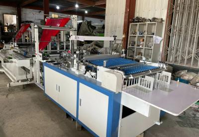 China 3.5KW Three Side Sealing Zipper Bag Making Machine High Speed 120pcs/Min for sale