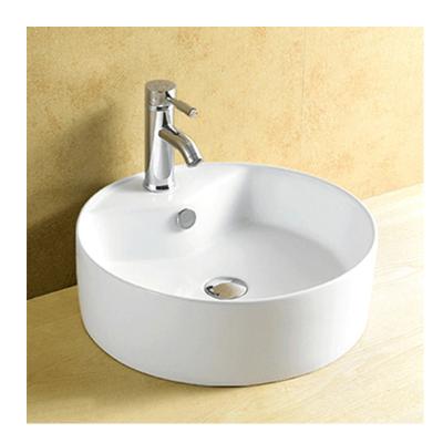 China Modern Wash Art Hand Basin du Lavabo De Bain Moderne Countertop Round Hand Bathroom Sinks for sale