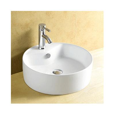 China Le Lavabo Moderne De Bain Moderne Countertop Hand Round Bathroom Sinks Wash Art Hand Ceramic Basin for sale