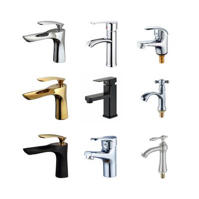 China American Faucet Mixer Taps Mixer Taps Black Outdoor Metered Single Handle Bathroom Face Basin Sink Water Body Faucet for sale