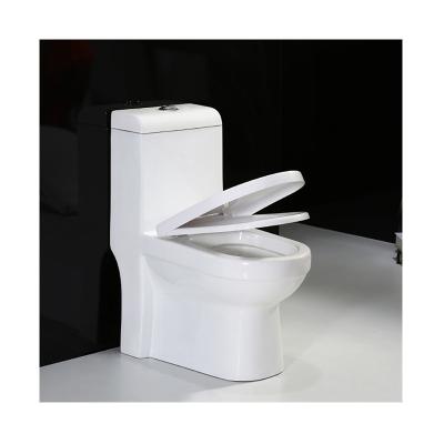 China Double-flow Inodoros Economics Modernos De Lujo Water Closet Vaso Sanitario White One Piece Toilet for sale