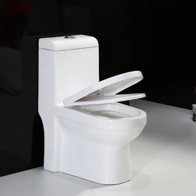 China Double-Flow Inodoros Economics Modernos De Lujo CUPC Water Lavatory Vaso Sanitario One Piece Toilet for sale