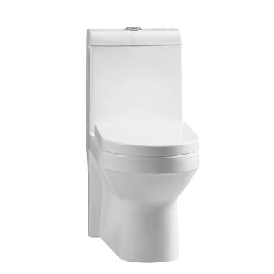 China Double-Flow Inodoros Economics Modernos De Lujo Hotel Lavatory Vaso Sanitario Siphon Glazed Ceramic One-Piece Toilet for sale