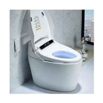 China Double-flow Inodoros Economics Modernos De Lujo Electronic Automatic Operation Intelligentes Scam Sensor Bathroom Toilet for sale