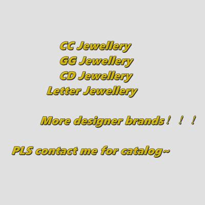 China New designer high quality hot sale fashion wholesale popular luxury brand jewelry hoop earrings letter cc earrings women high quality for sale