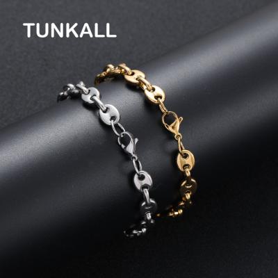 China Hiphop SB023 7mm 7inch 8inch Stainless Steel Chain Bracelet For Women Men Gift for sale