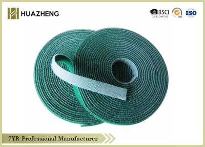 China Green Waterproof Double Sided Hook And Loop Tape , Back To Back Tape for sale