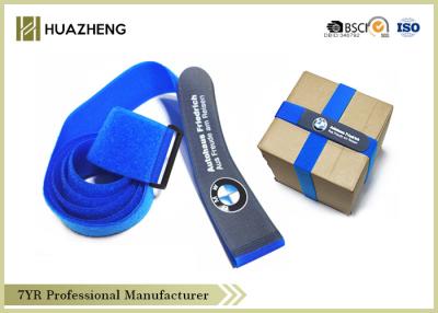 China Deep Blue Hook And Loop Luggage Straps for sale