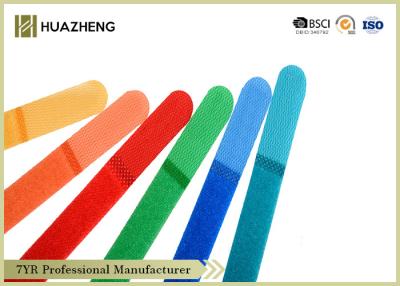 China Small Colored Reusable Releasable Cable Ties Adhesive For Bags / Garments for sale