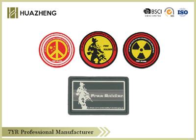 China Army Morale Patches Various Sized , Self Stick Hook And Loop Tape for sale