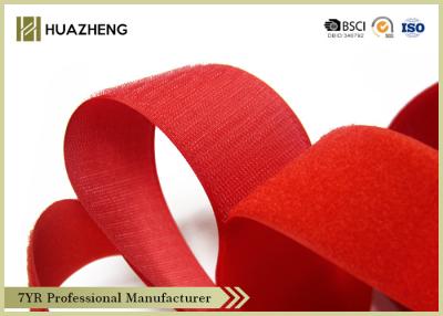 China Various Function Sew On Hook And Loop Fastener , Red Adhesive Tape SGS ROHS for sale