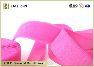 China Durable Industrial Hook Loop Tape Roll For Hats 30% Nylon + 70% Polyester for sale