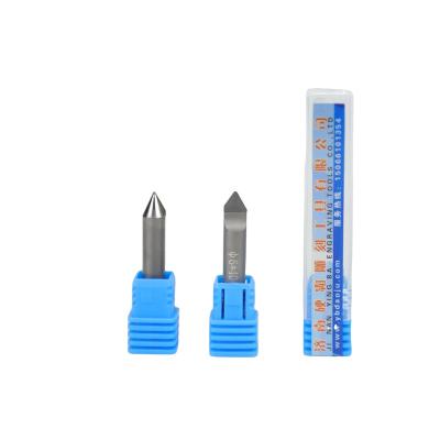 China Milling Cutter Diamond PCD Sharp Knife Machining High Precision Engraving Stone Carving Tool Milling Cutter for sale