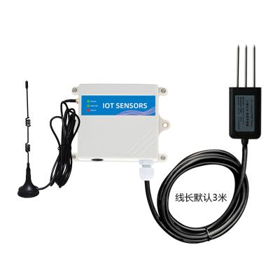 China Wireless Digital 4G Agriculture Greenhouse Soil Temperature and Moisture Moisture Sensor Detector Transmitter for sale