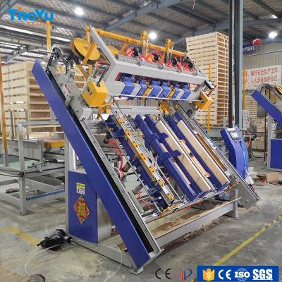 China Henan Hotels Exporting Wooden Pallet Machine | Stringer Pallet Nailing Machine for sale