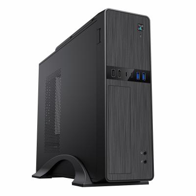 China With fan SOHOO--Slim computer case, support MATX with compact mall design, slim front panel for saving desktop space for sale