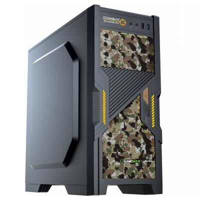 China With fan computer game case G505X with mesh front panel, metal side panel in both sides for sale