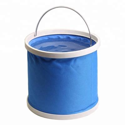 China Viable Outdoor Travel Foldable Ice Bucket Fishing Car Wash Bucket for sale