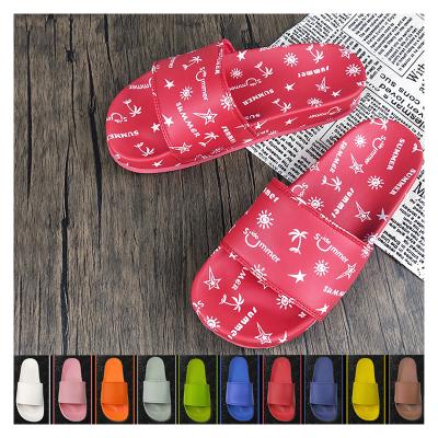 China CUSHIONING Hd Pattern Exclusive Technical Logo Mens Casual Slippers Customized Slipper Slides Sandals Custom Embossed for sale