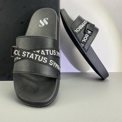 China CUSHIONING Printed Slipper mujer Slides Custom Logo Sublimation Slippers Pvc Unisex Soft Sandals Slippers for sale