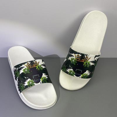 China CUSHIONING 1 Print LOGO House Customize Summer Plastic Eva Slide Sandal Sandals and Slippers Custom Designer Sublimation Pairs MOQ Weiblich for sale