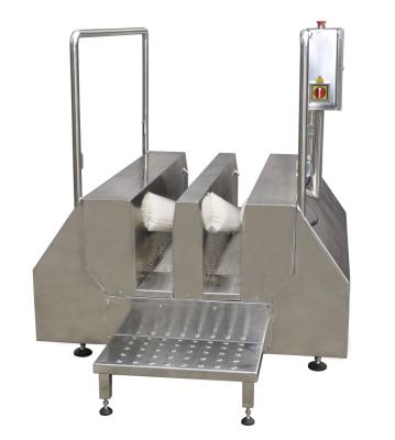 China Boot Washer Machine 1.1KW Power Industrial Boot Scrubber For Cleaning Single Boot for sale