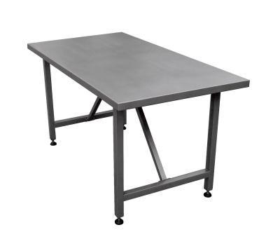 China Food Packaging Stainless Steel Mobile Workbench  Metal Workbench With Wheels for sale