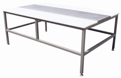 China Stainless Steel Buggy , Stainless Steel Trimming Workbench For Sausage Fill for sale