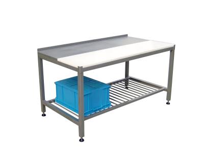 China Plastic Surface Stainless Steel Buggy , Roller Layer Stainless Steel Work Table for sale