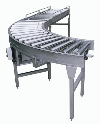 China Electric Food Grade Conveyor Stainless Steel Conveyor Rollers For Cartons And Tubs for sale