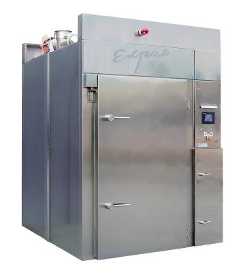 China 10.2KW Power Two Door Meat Smoking Machine Steam Heating For Drying for sale