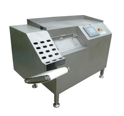 China Vertical Electric Meat Dicing Machine Automatic Safety With PLC Control for sale