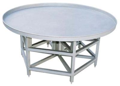 China Round Stainless Steel Kitchen Work Table Hamburger Former Kitchen Prep Table for sale