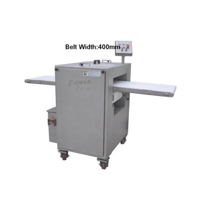 China Stainless Steel Electric Industrial Meat Slicer Single Conveyor 0.75kW Power for sale