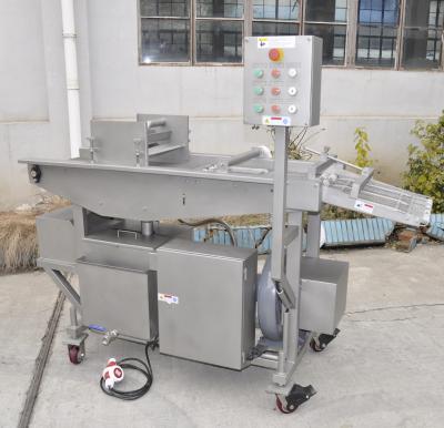 China De Machine Panerende Machine van de vleesverwerking met Aanpassings Mechanische Snelheid Te koop