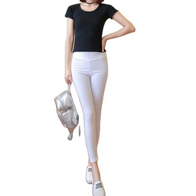 China Antibacterial Antibacterial Slim Elastic Butt Yoga Overalls Comfort Breathable Skin Tight Lifting Gaiters Women for sale