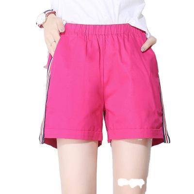 China 2022 high quality comfortable casual colorful pure breathable ladies cotton QUICK DRY straight shorts sports for sale