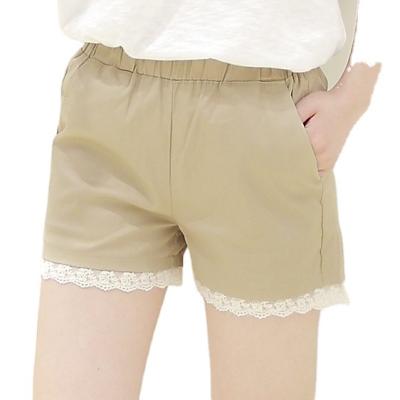 China Cheap High Quality Pure Cotton High Waist Straight Shorts Women Female Comfortable Casual Girls Pants Shorts for sale