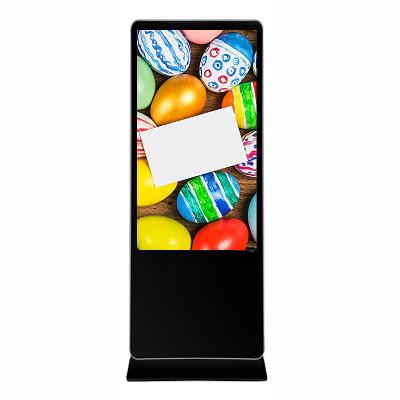 China Stand Alone 55inch Indoor Vertical Touch LCD Advertising Player Indoor Digital Signage for sale