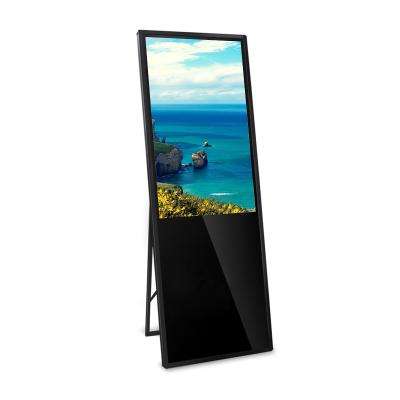 China Wholesale 43 inch indoor portable mobile advertising ultra lcd digital signage display for sale