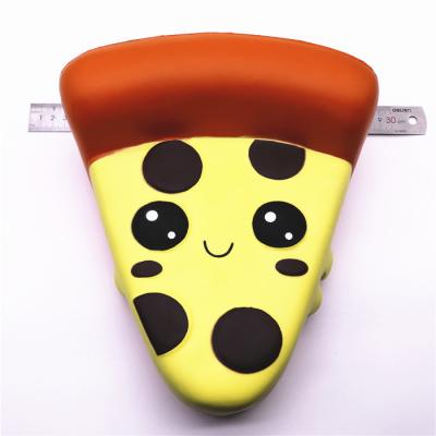 China Squishy Huge Squishy Smiling Pizza Juguetes Stress Relief Slow Rising Sticky Toys Eco-Friendly PU Environmental Friendly Soothe Pillow for sale