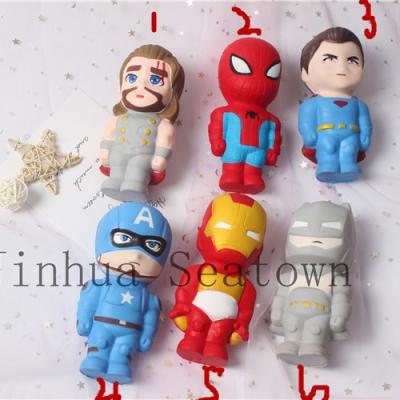 China Promotional Stress Ball Cartoon Character Toy Slow Rising Soft Estres Bola Squishy Bounce Tension Juguete Gift for sale