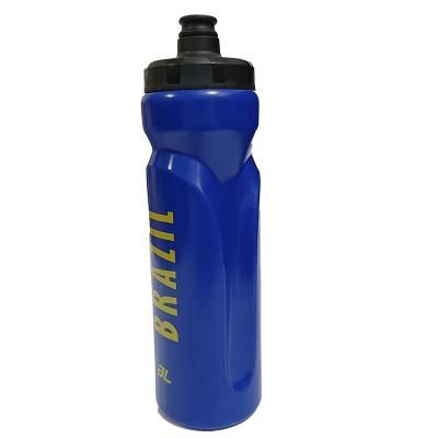 China Business& Outdoor Shopping Wholesale 500ml 600ml 32oz 1l With Custom Logo Plastic Water Sports Squeeze Drink Water Bottles for sale