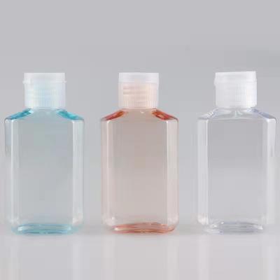 China Mini Pouch Empty Plastic Packaging Hand Sanitizer Bottle Instant Clear 60ml 236ml 8oz Fast Shipping Plastic Bottle With Flip Cap for sale