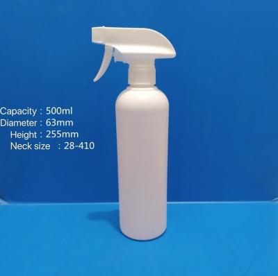 China Wholesale High Quality 100% Recycled ACP PET 500ml 16oz Alcohol Gel Alcohol Gel Bottle From Personal Care Products Factory With Sprayer For Hand Sanitizer for sale